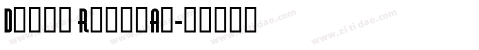 Diner Regular字体转换